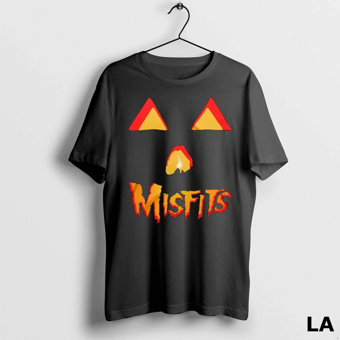 Original Misfits Logo Jack O Lantern Tee Retro Fashion