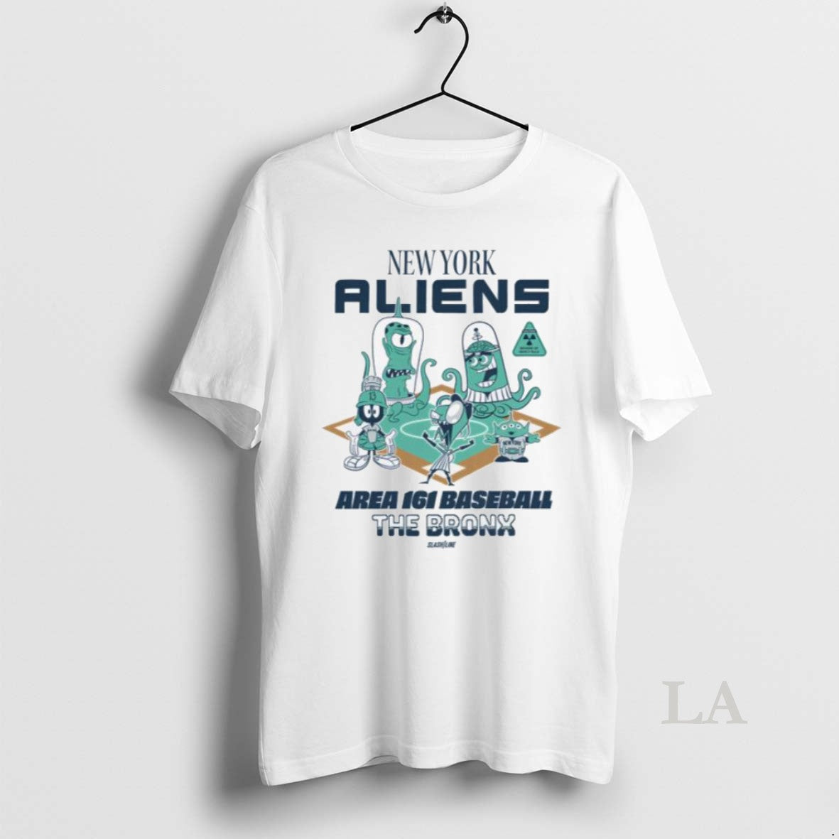 Original New York Aliens Area 161 Baseball Bronx TShirt Premium Design