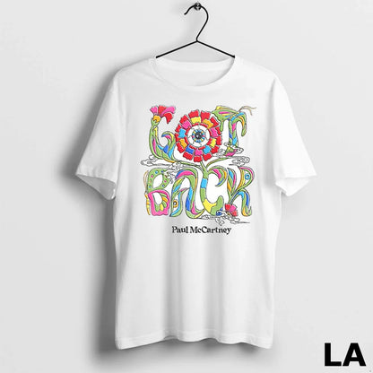 Original Paul Mccartney Got Back 2025 Floral Tour TShirt Trendy