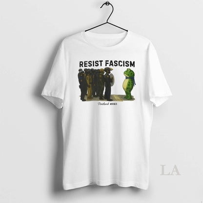 Original Resist Fascism Portland Frog Anti Ice 2025 Tee Premium