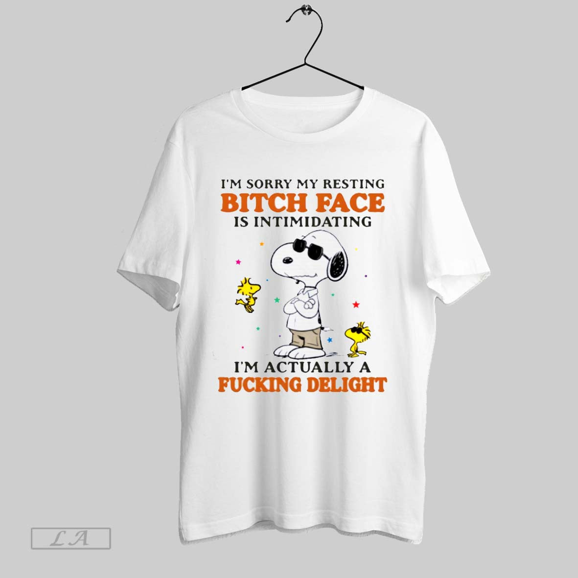 Original Snoopy And Woodstock Im Sorry My Resting Bitch Face Is