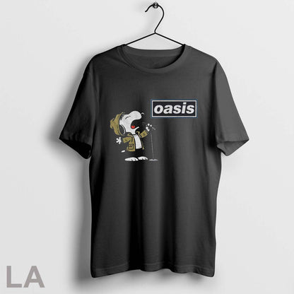 Original Snoopy Singer Oasis Live 25 Long Sleeve Classic Art