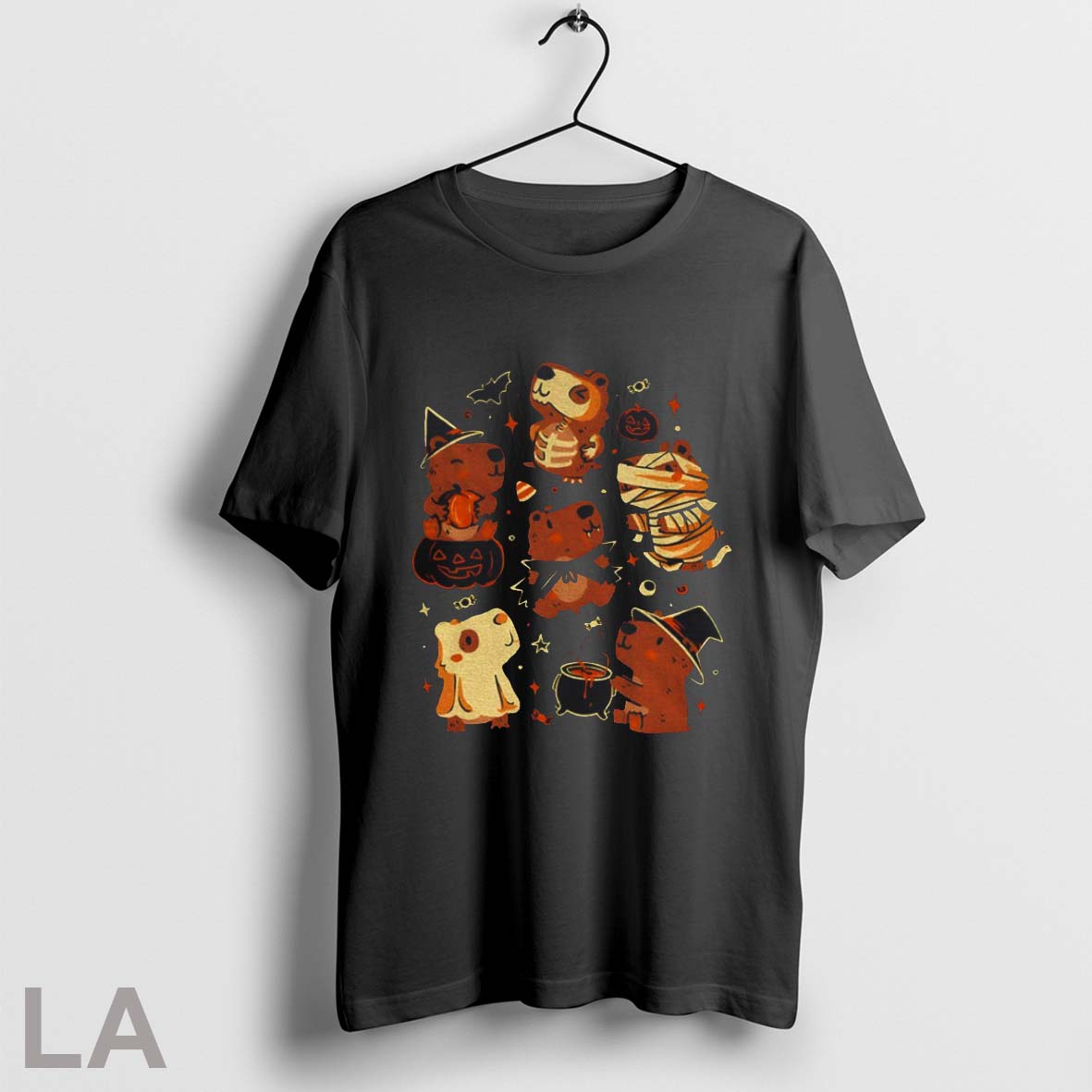 Original Spooky Capybara Pumpkin Ghost Happy Halloween Hoodie Trendy