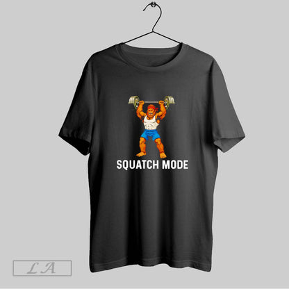 Original Squatch Mode Big Foo TShirt Stylish Fashion