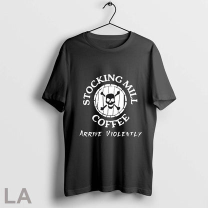 Original Stocking Mill Coffee Arrive Violently Tank Top Unique Art