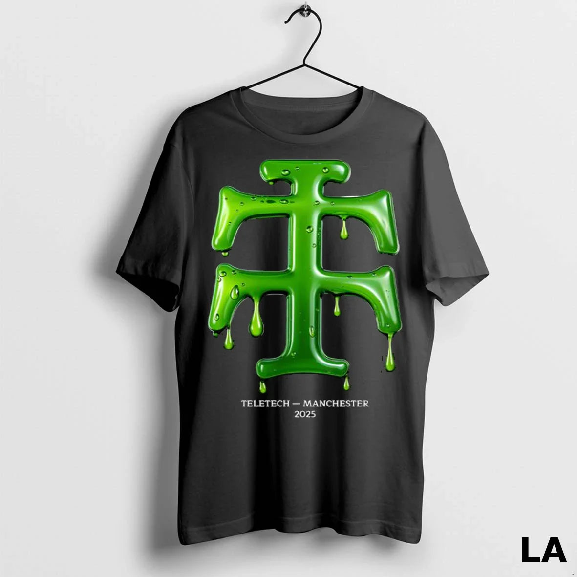 Original Teletech Manchester 2025 Green Gloop Tee Elegant Fashion