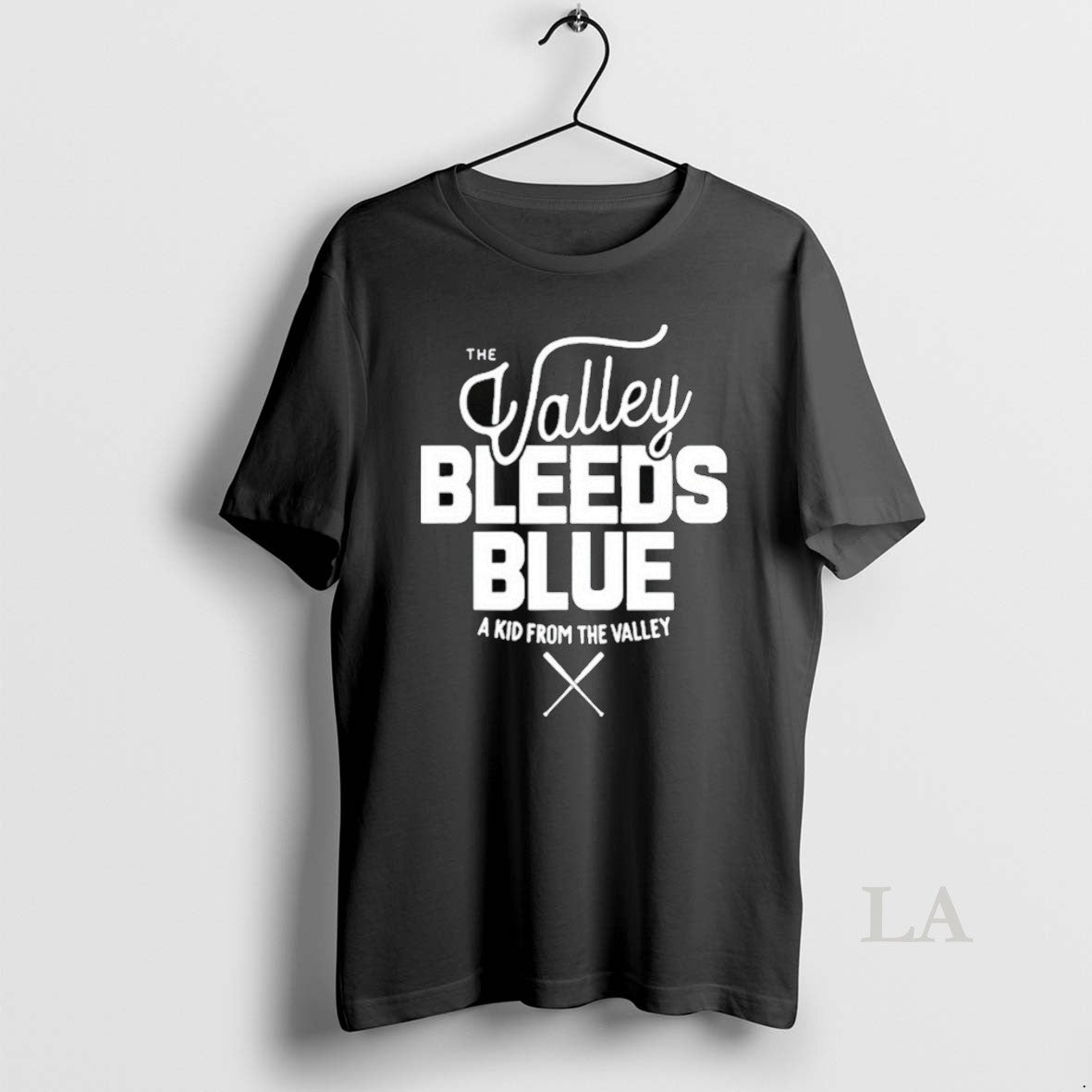 Original Valley Bleeds Blue From Valley Hoodie Vintage Design