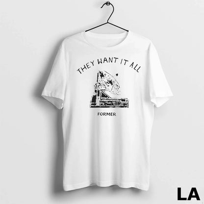 Original They Want It All Former Satelite Tank Top Retro Art