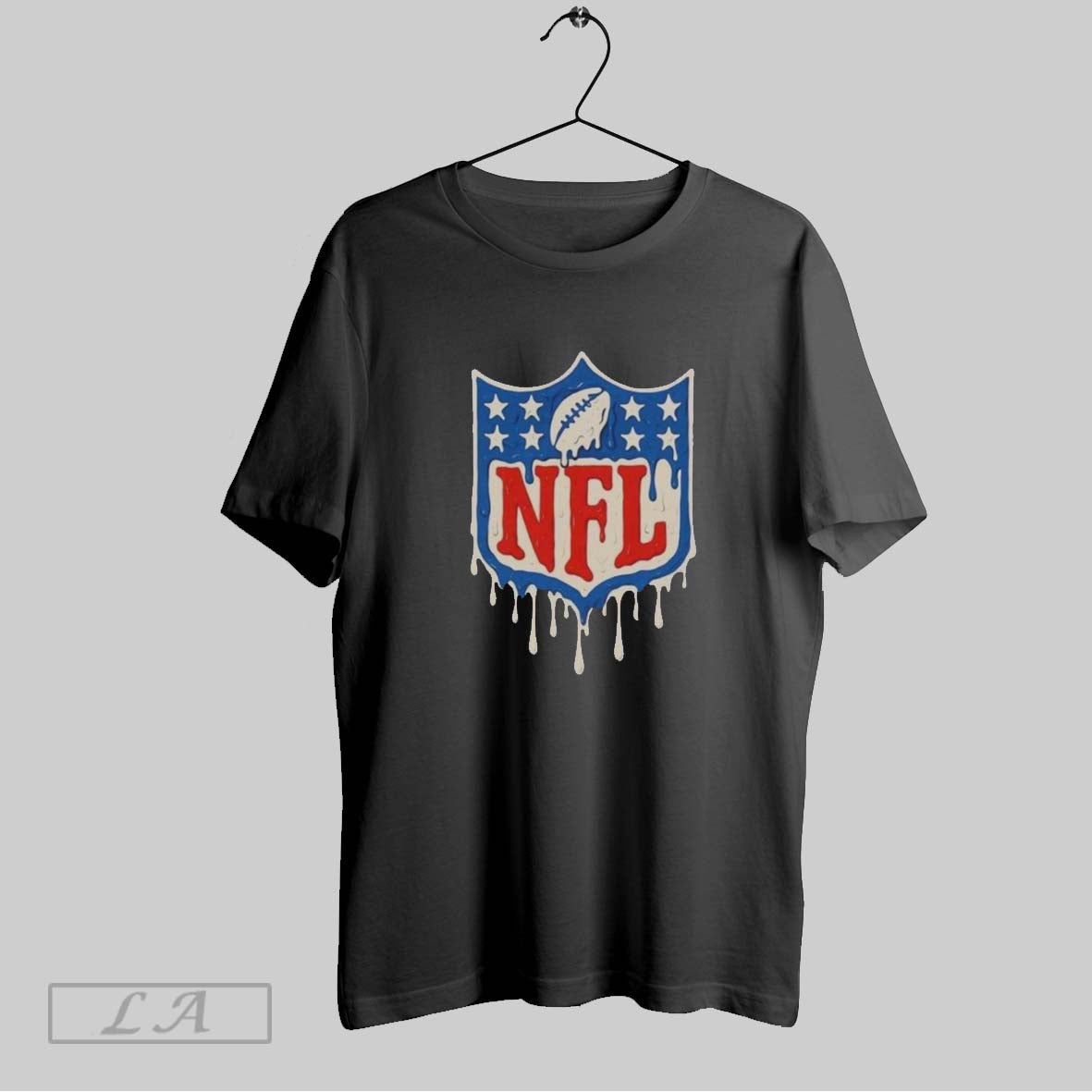 Original National Football League Melting Logo Hoodie Trendy Apparel