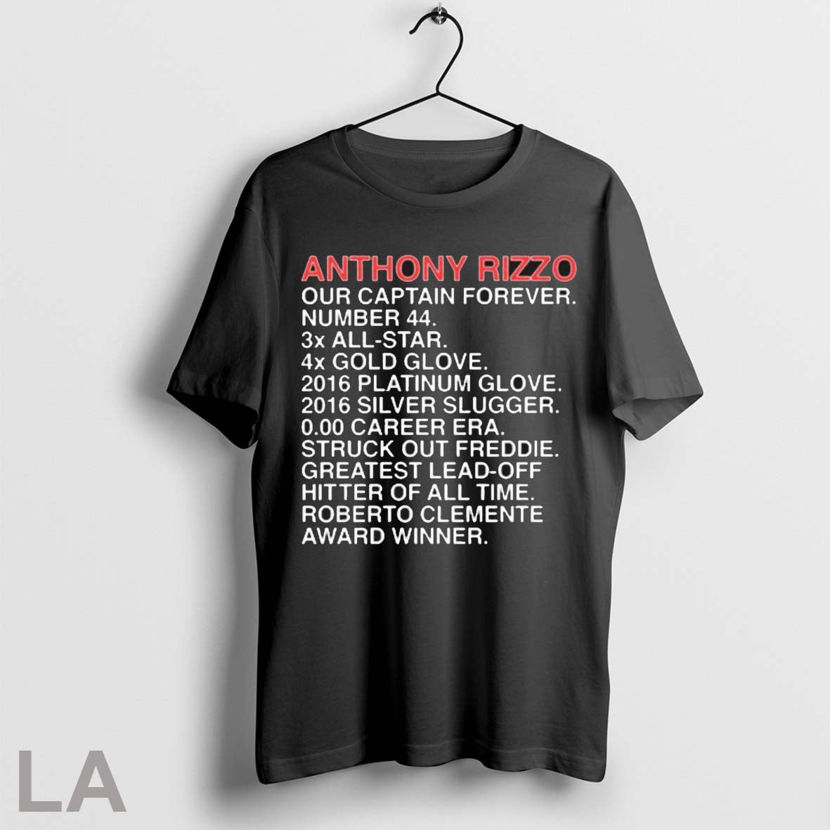 Orriginal Chicago Cubs Anthony Rizzo Our Captains Accomplishments