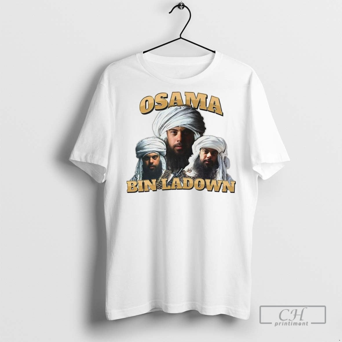 Osama Bin Ladown Down Syndrome Parody T Shirts Hoodie Premium Look
