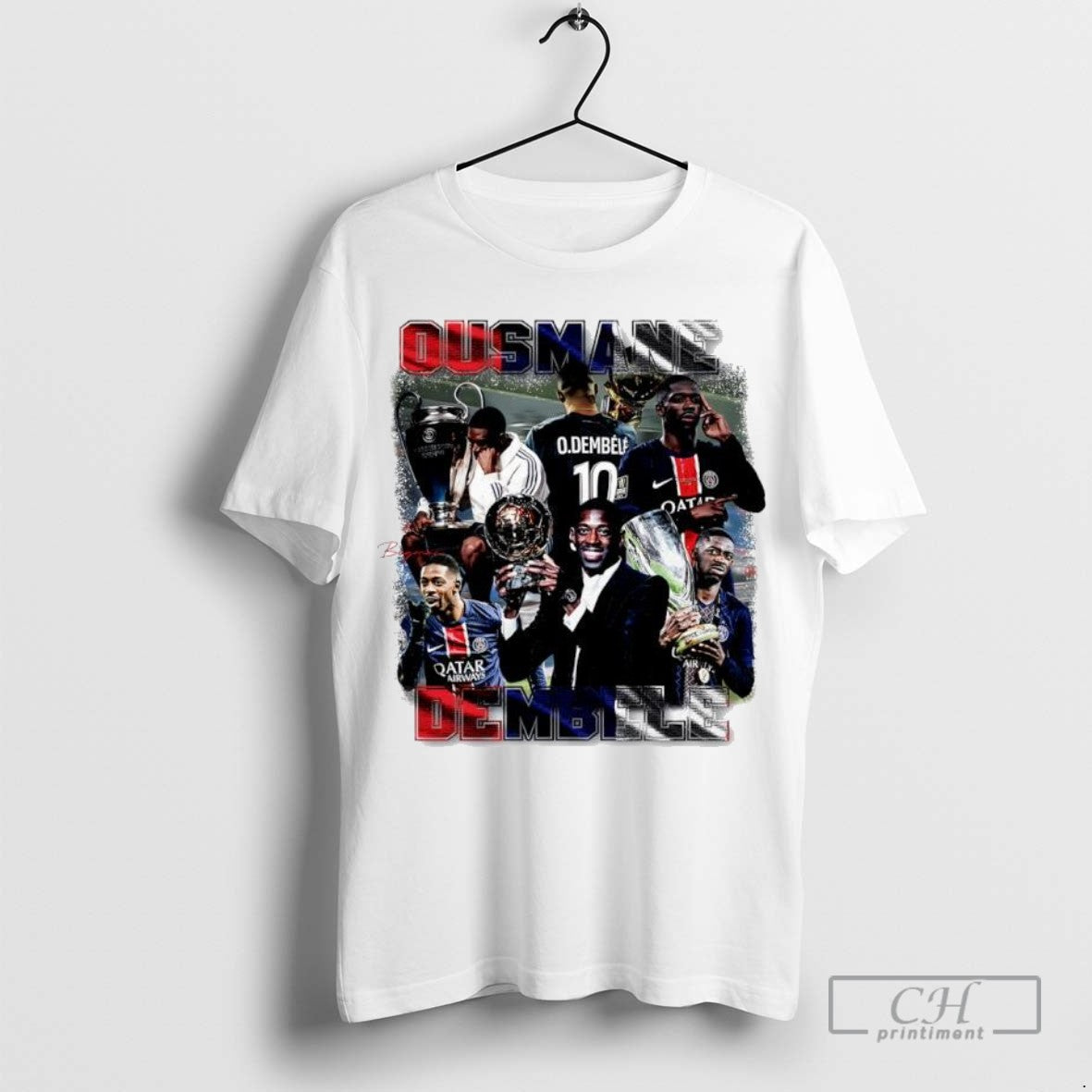 Ousmane Dembele French Footballer Signature Ladies Tank Top Retro