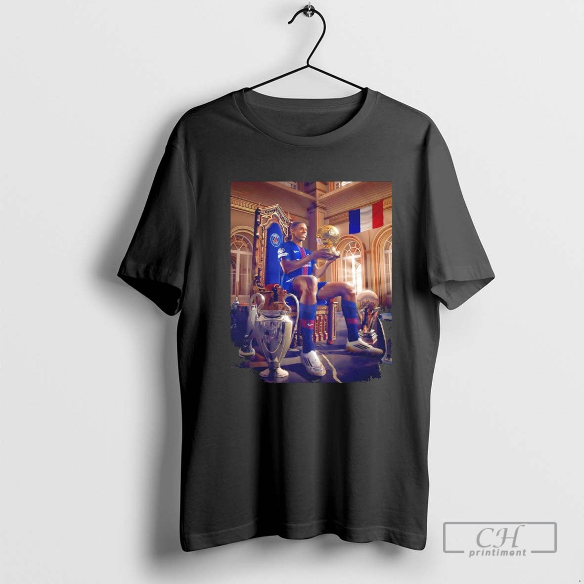 Ousmane Dembele Wins Ballon Dor 2025 Photo Tank Top Exclusive Apparel