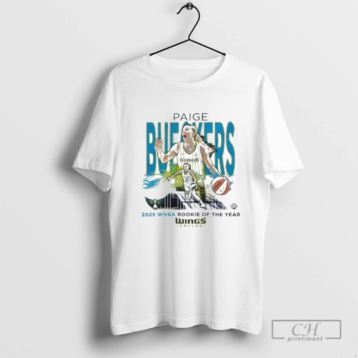 Paige Bueckers Dallas Wings 2025 Wnba Rookie Year Hoodie Unique Art