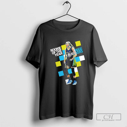 Paige Bueckers Dallas Wings Basketball Rookie Year Wnba V Neck Shirt