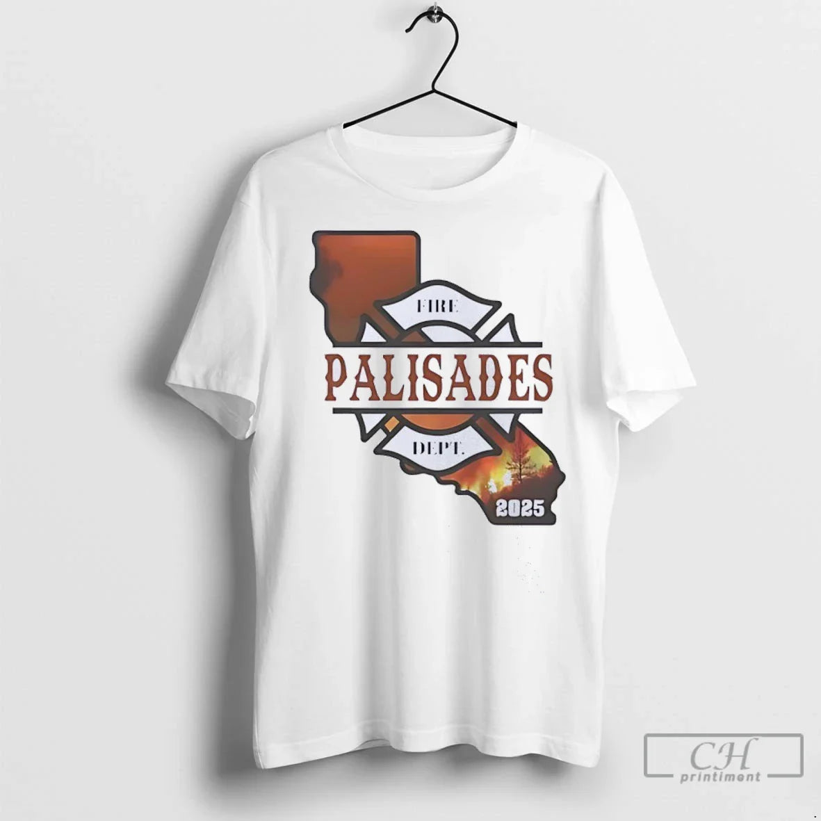 Palisades Fire Dept 2025 La County Wildfires Fire T Shirts Tee