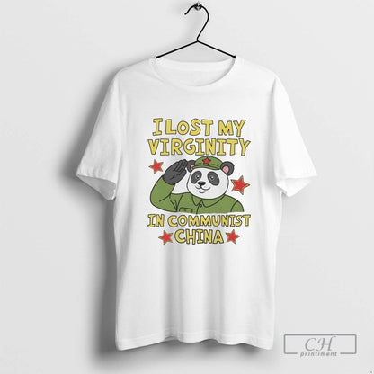 Panda I Lost My Virginity Communist China Sweatshirt Vintage Merch