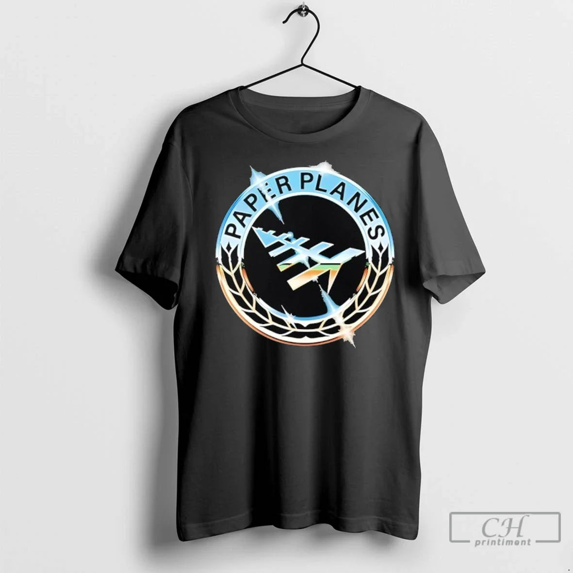 Paper Planes First Class Chrome T Shirts Shirt Vintage Gift