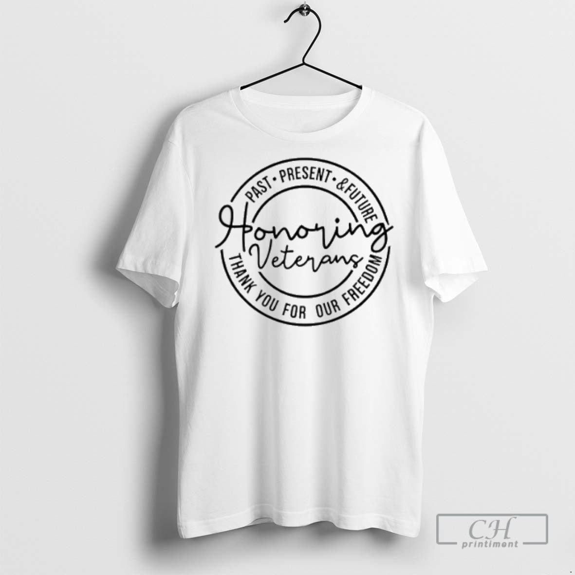 Past And Future Honoring Veterans T Shirts TShirt Modern Style