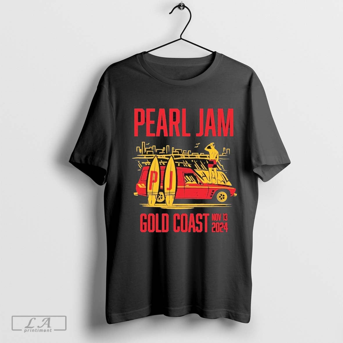 Pearl Jam Tour Gold Coast November 13 Hoodie Retro Merch