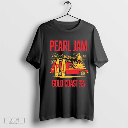 Pearl Jam Tour Gold Coast November 13 Hoodie Retro Merch