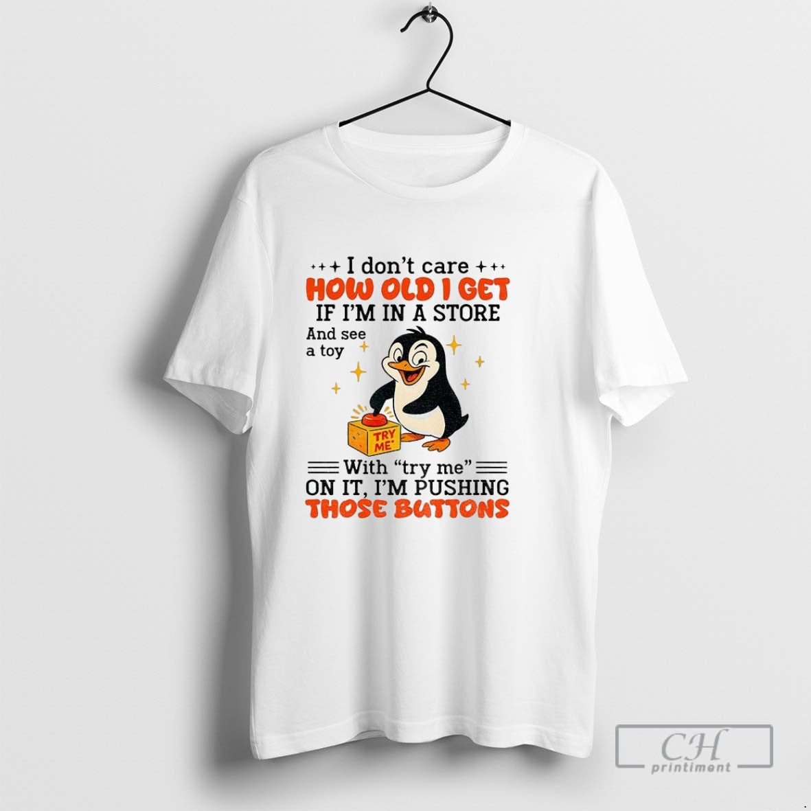 Penguin I Dont Care How Old I Get If Im Store And See Sweatshirt