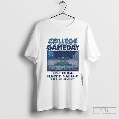 Penn State Nittany Lions 2025 College Gameday Beaver Stadium Happy