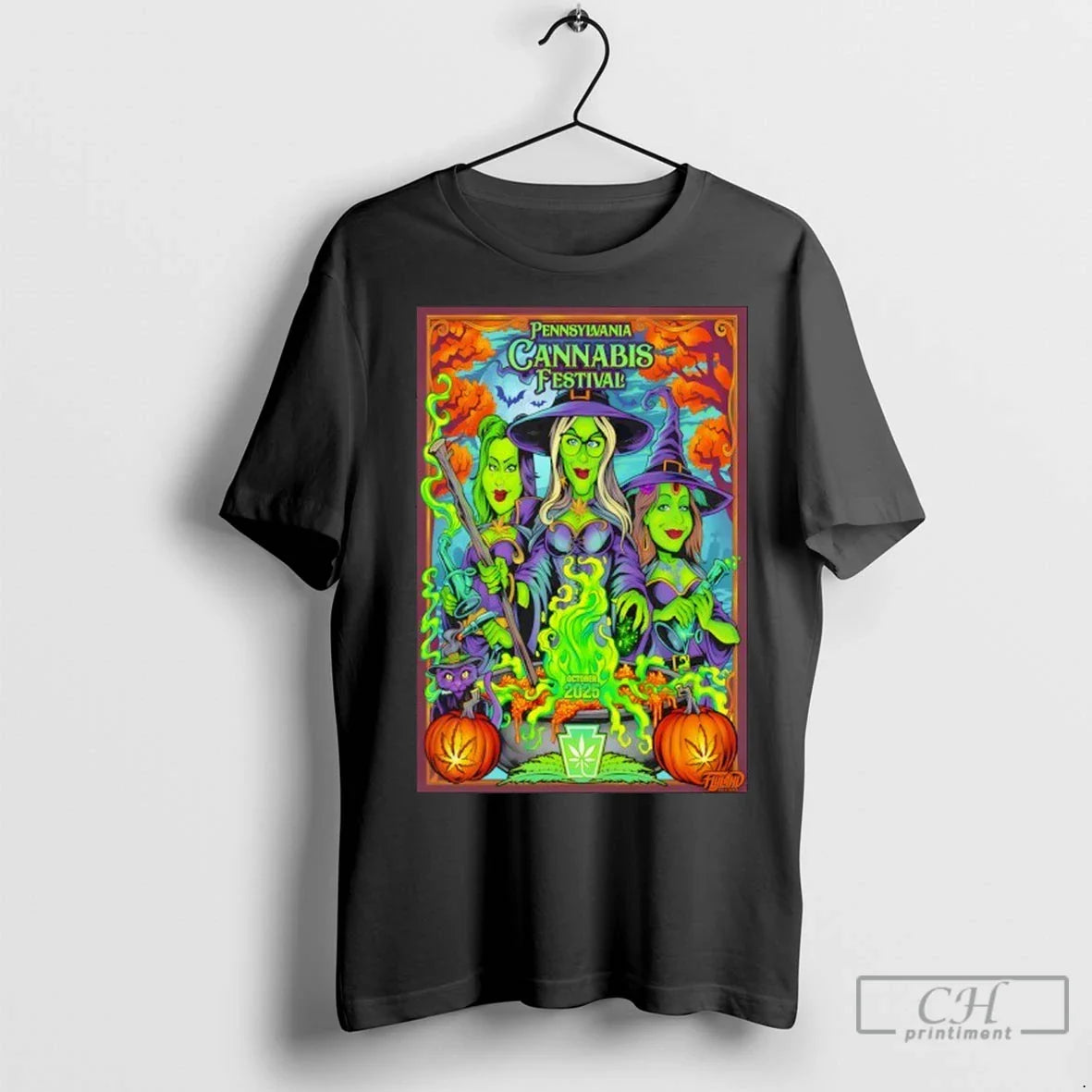 Pennsylvania Cannabis Festival October 2025 Shows T Shirts Tee