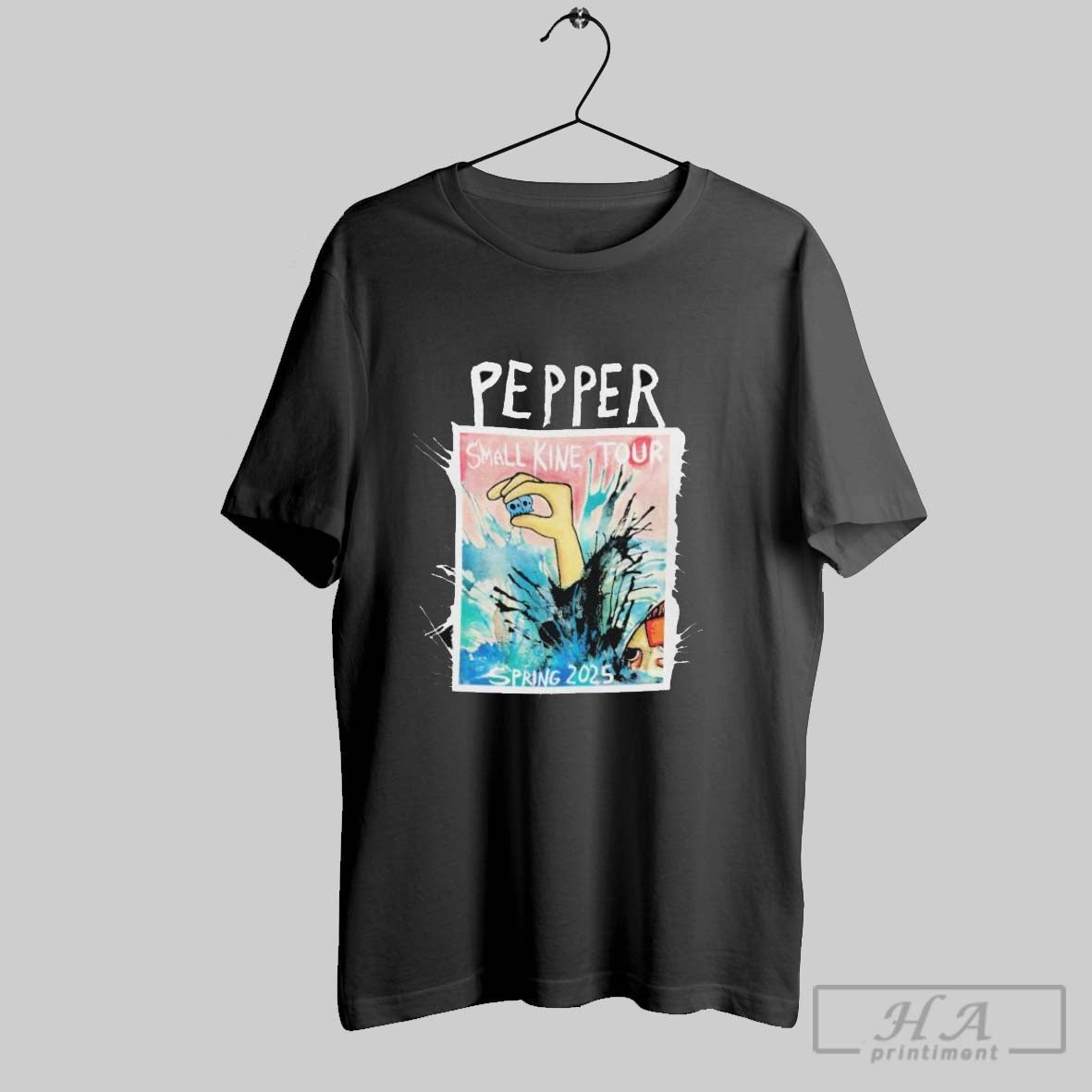 Pepper Small Kine Tour Spring 2025 T Shirts Tee Retro Gift