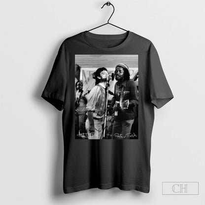 Peter Tosh X Mick Jagger Walk Dont Back Signatures Long Sleeve