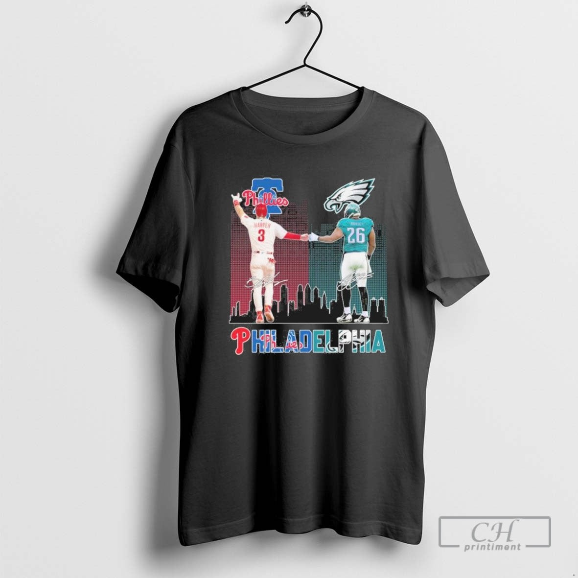 Philadelphia Bryce Harper And Saquon Barkley 2025 TShirt Designer