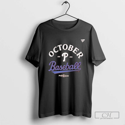 Philadelphia Phillies 2025 Mlb Postseason Locker Room Long Sleeve