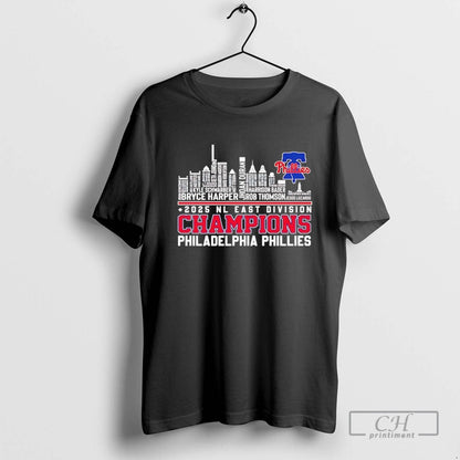 Philadelphia Phillies 2025 Nl East Division Champions Player Names