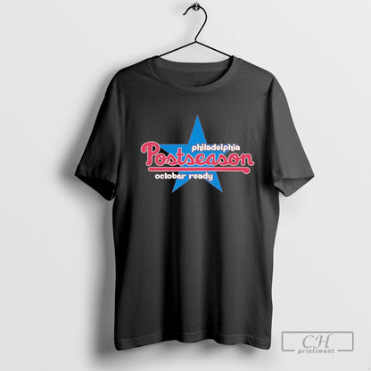 Philadelphia Phillies 2025 Postseason October Ready Shirt Retro Gift