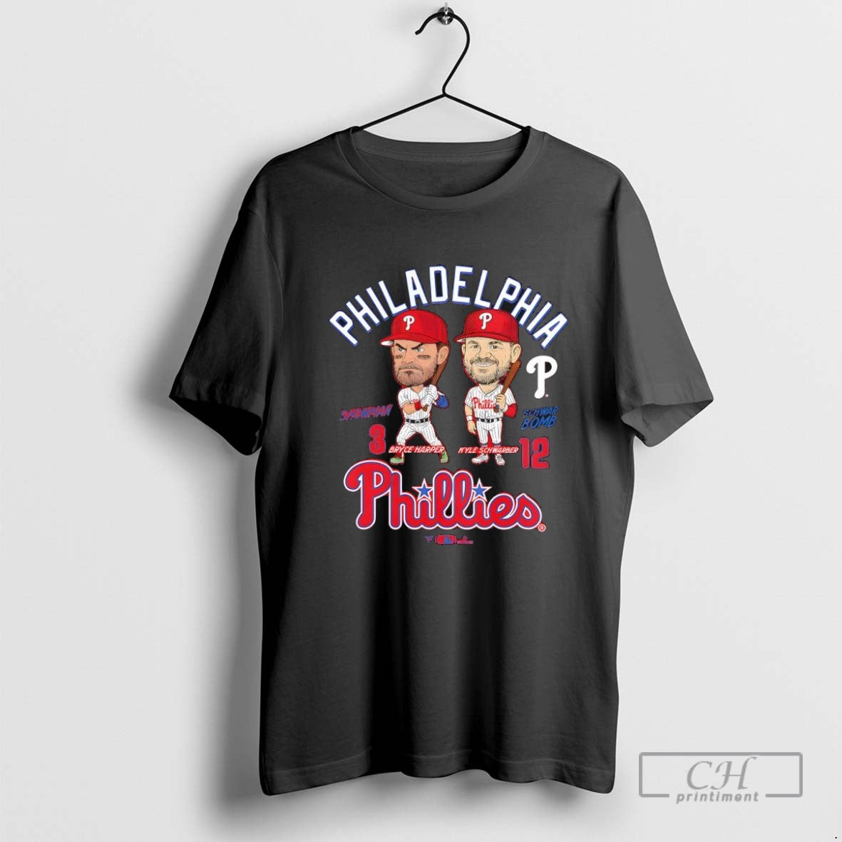 Philadelphia Phillies Bryce Harper Kyle Schwarber Player Duo Hoodie