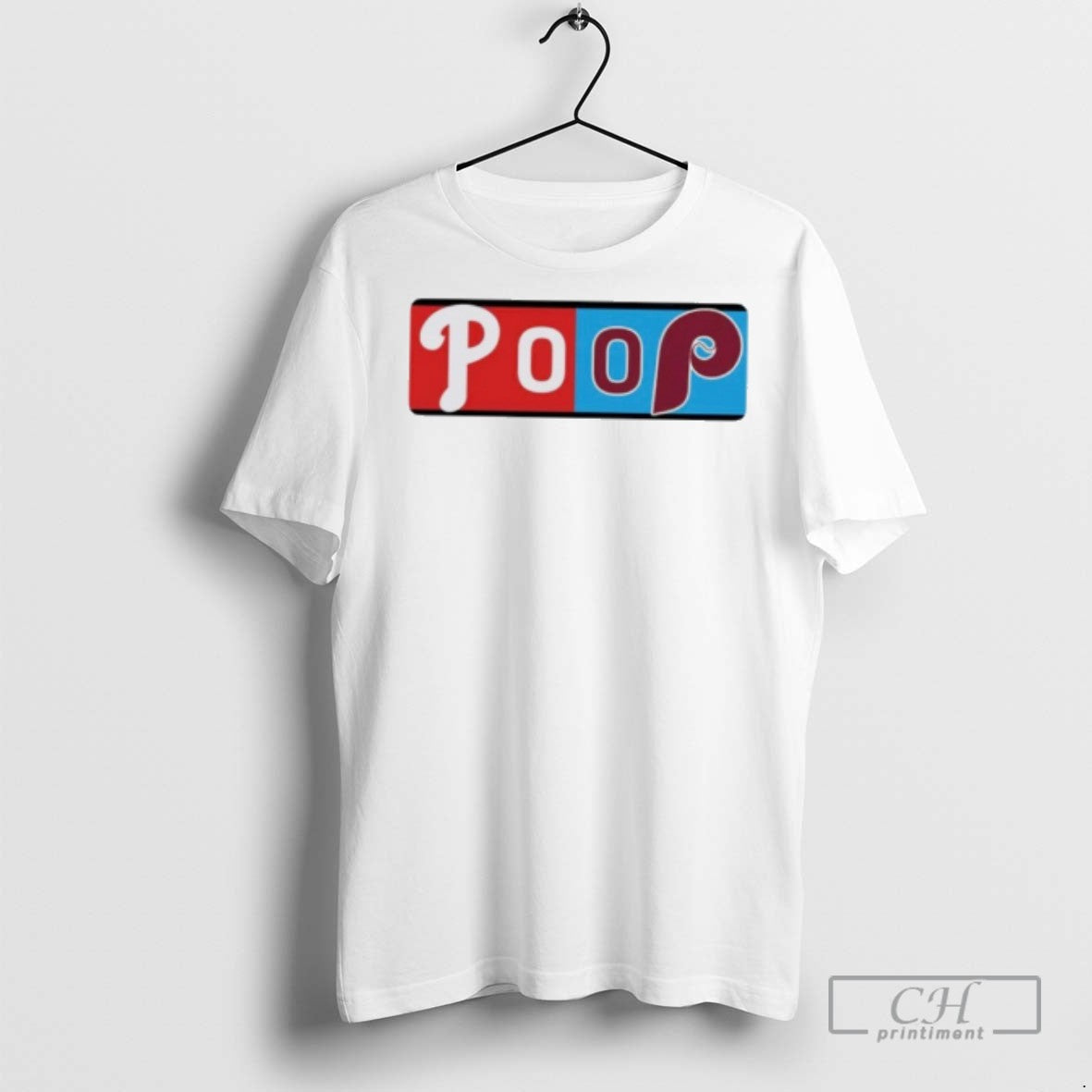 Philadelphia Phillies Poop Game T Shirts Tee Trendy Apparel