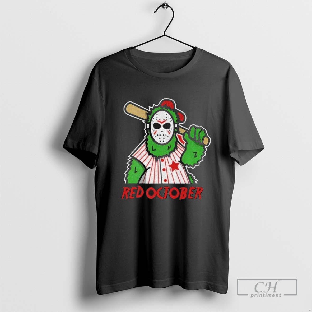 Philadelphia Phils Baseball Red October Phanatic Halloween Jason