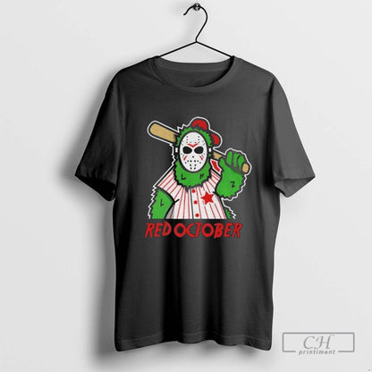 Philadelphia Phils Baseball Red October Phanatic Halloween Jason