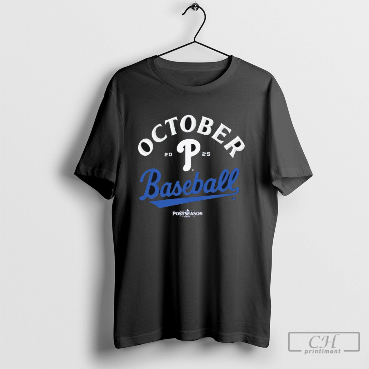Philadelphia Red October Baseball Postseason Mlb 2025 Long Sleeve