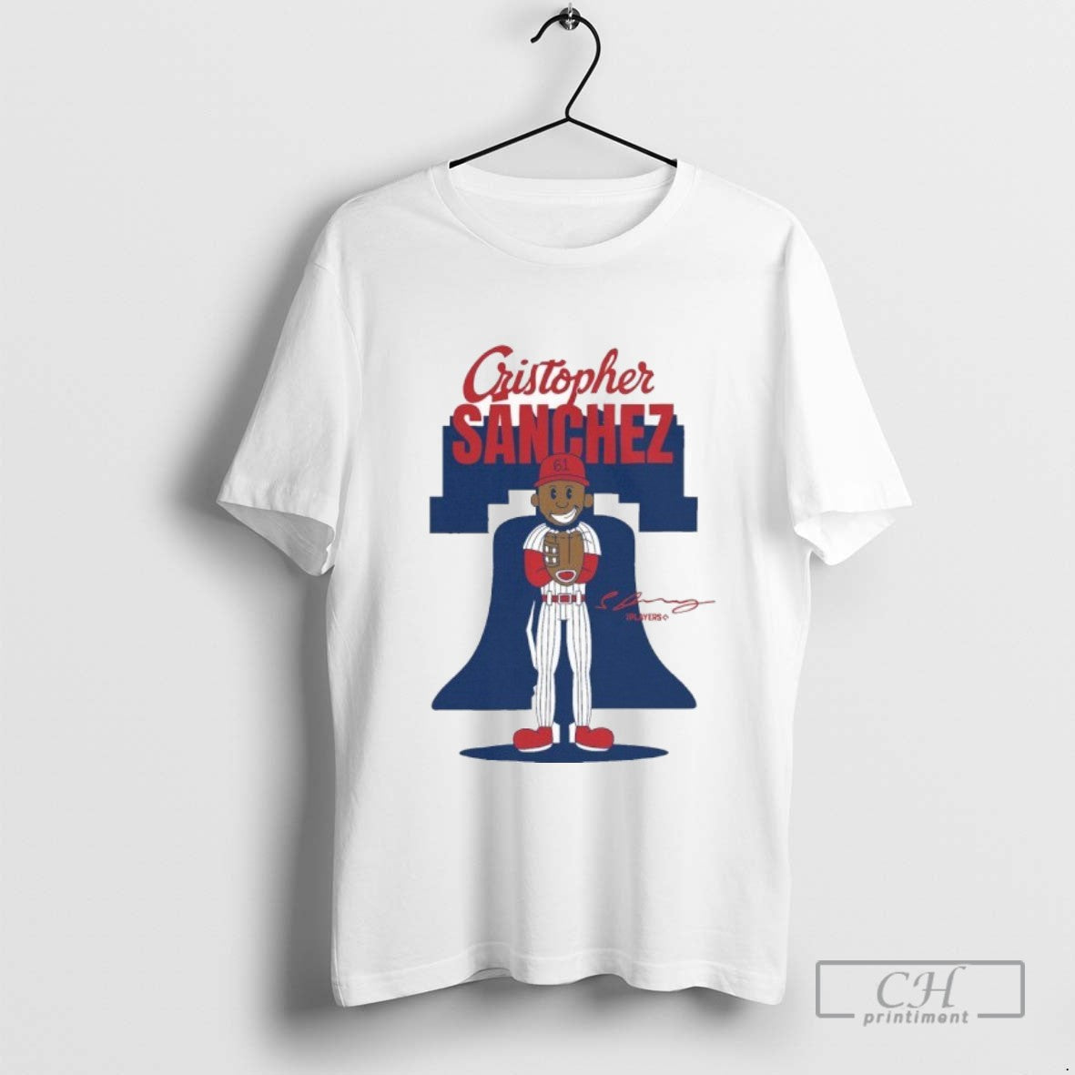 Phillies Cristopher Sanchez Summer Cartoon Tee Unique Style