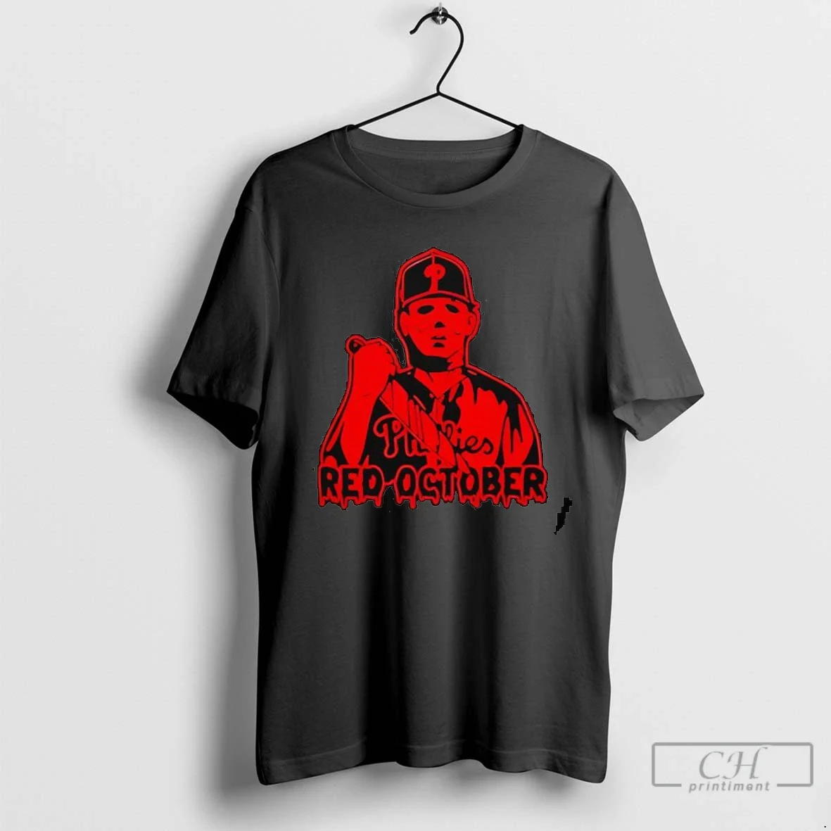 Phillies Red October Long Sleeve Unique Art