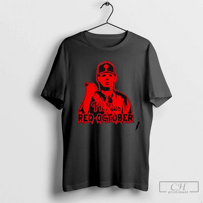 Phillies Red October Long Sleeve Unique Art