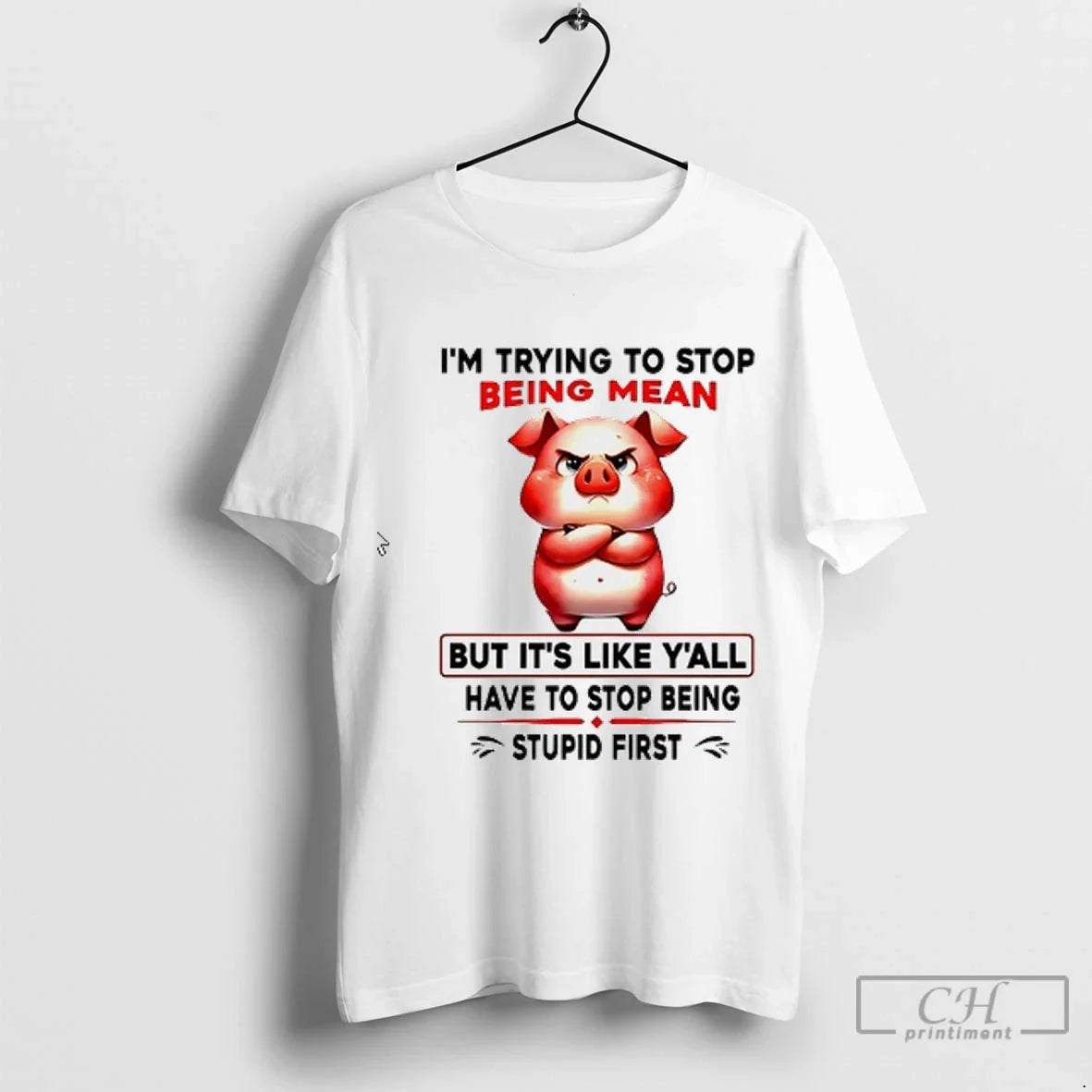 Pig Im Trying To Stop Being Mean But Its Like Yall Have To Stop Being