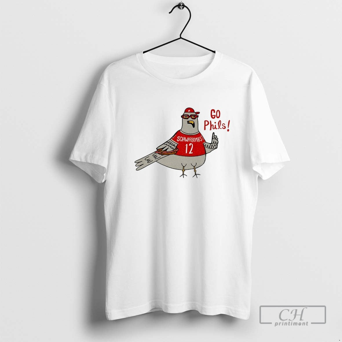 Pigeon Kyle Schwarber Philadelphia Phillies Schwarbomb Go Phils