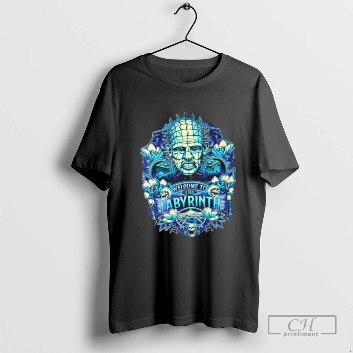 Pinhead Welcome To Labyrinth Horror Hoodie Classic Look