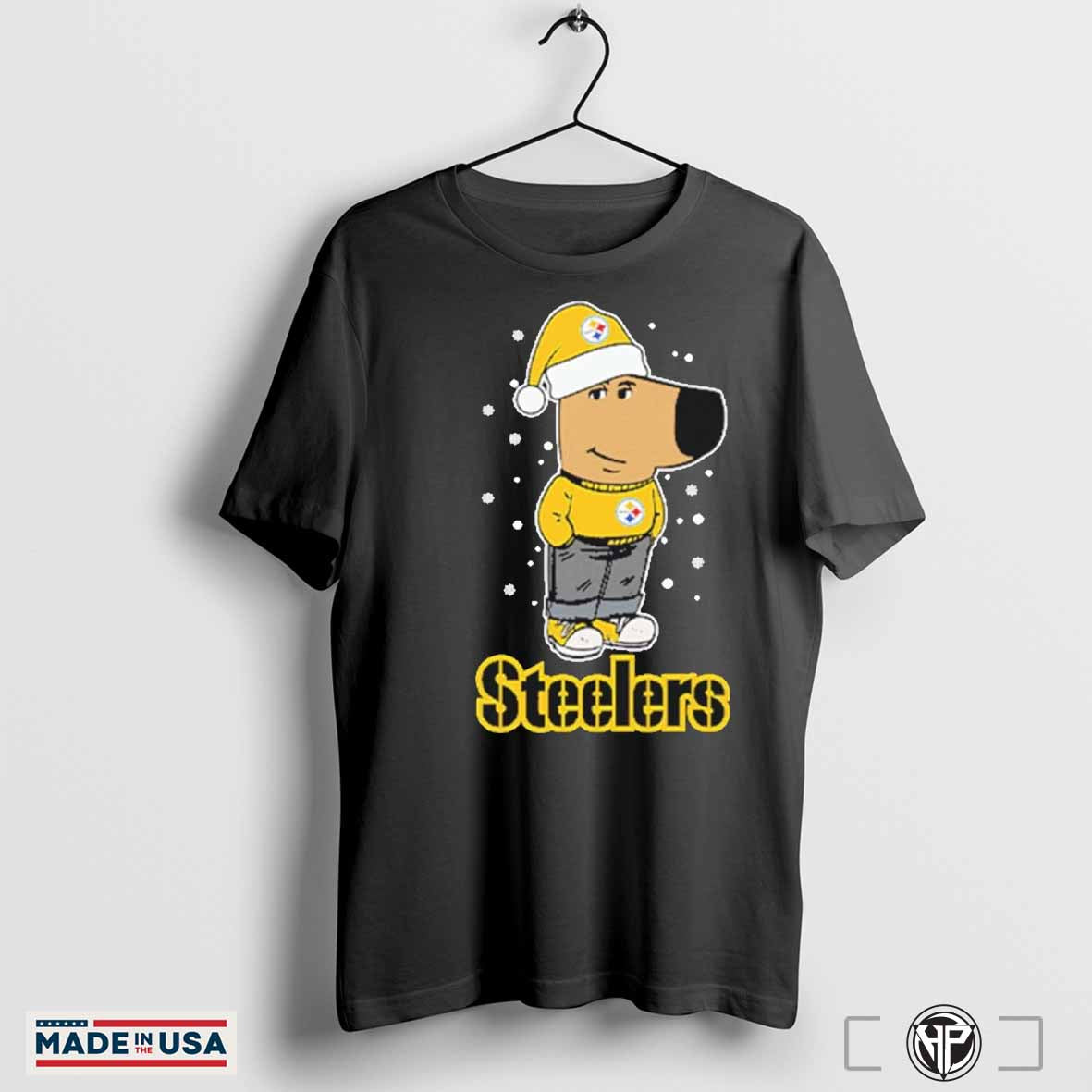 Pittsburgh Steelers X Chill Guy Shirt Authentic Art