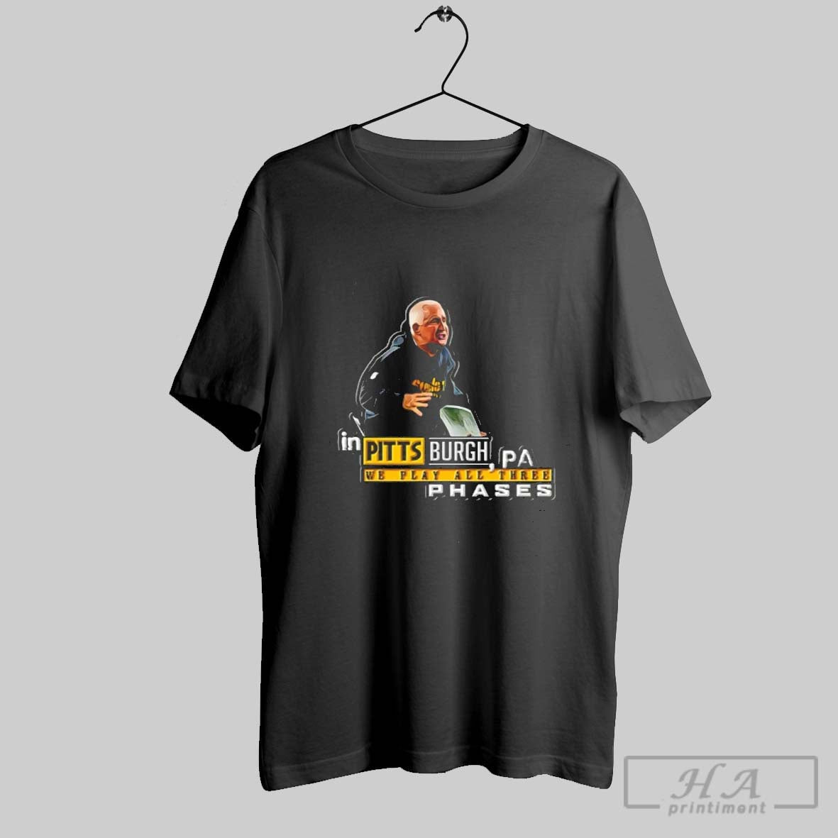Pittsburgh Steelers Pitts Burgh We Play All Three Phases TShirt Retro