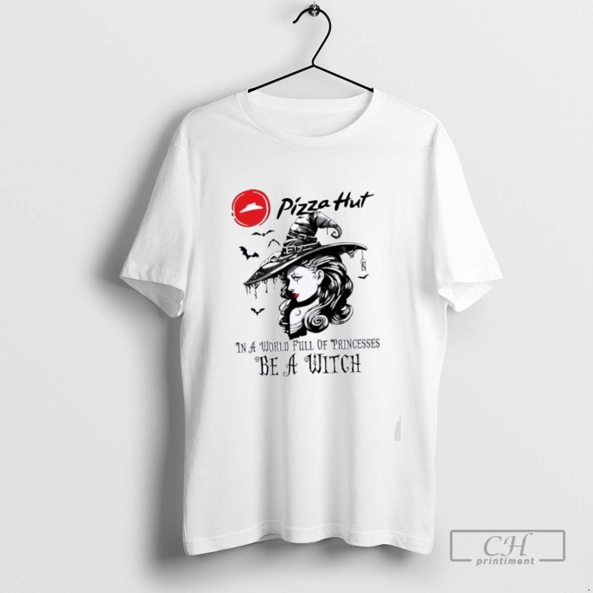 Pizza Hut World Full Princesses Be Witch Halloween Tee Elegant Look