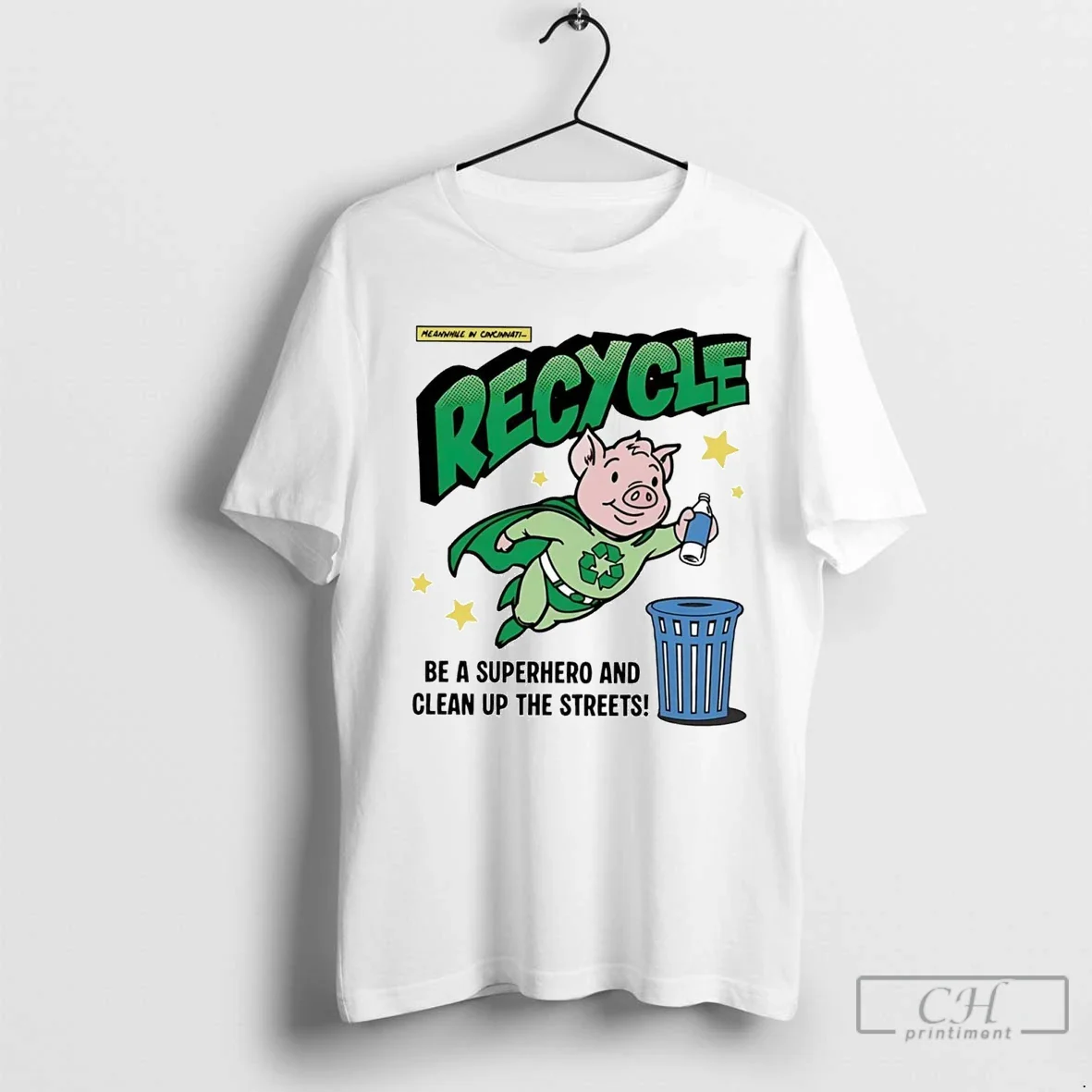 Porkopolis Meanwhile Cincinnati Be Superhero And Clean Up Streets