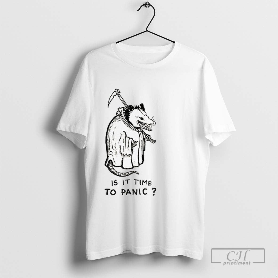 Possum Death Is It Time To Panic Tank Top Authentic Style